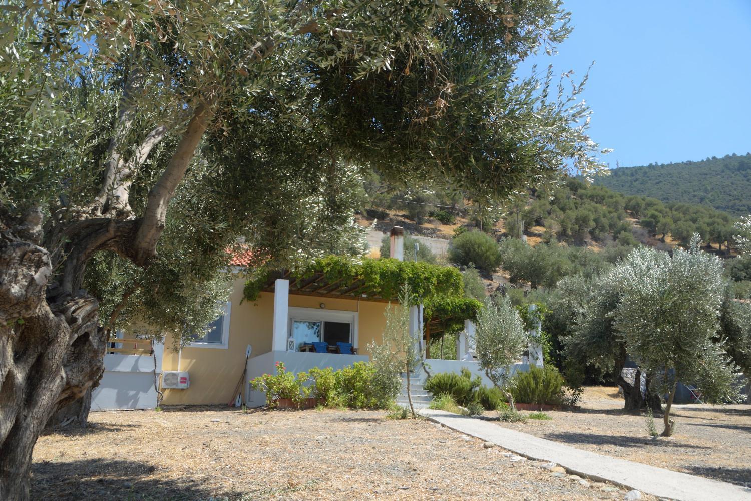 Melinda Holiday House Plomari Esterno foto